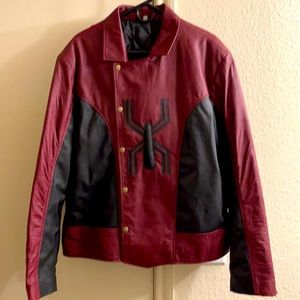 XL Spider-Man leather jacket